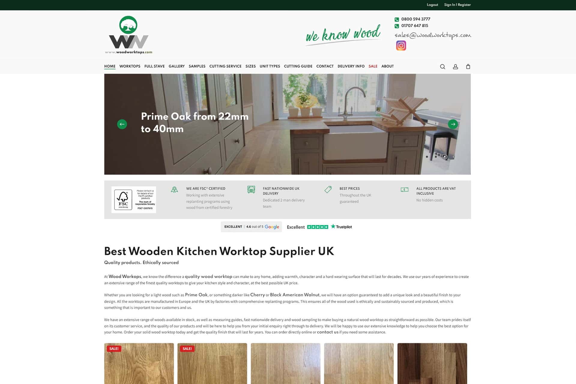 Wood Worktops portfolio image 1