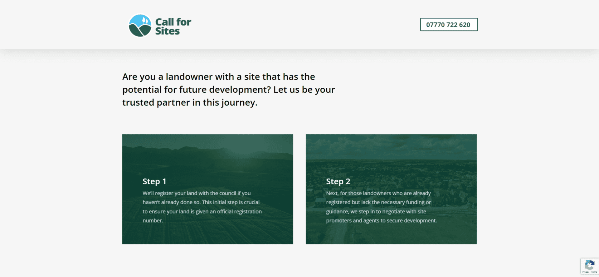Call for Sites portfolio image 3